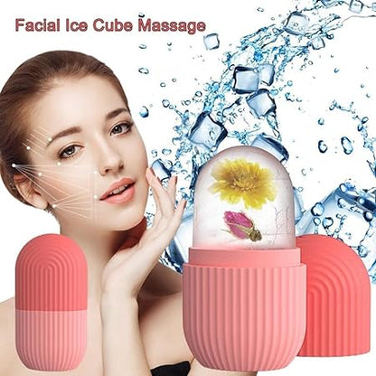 Silicone Face Glow Ice Roller