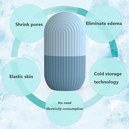 Silicone Face Glow Ice Roller