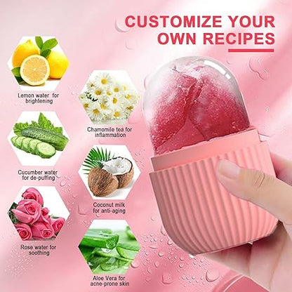 Silicone Face Glow Ice Roller